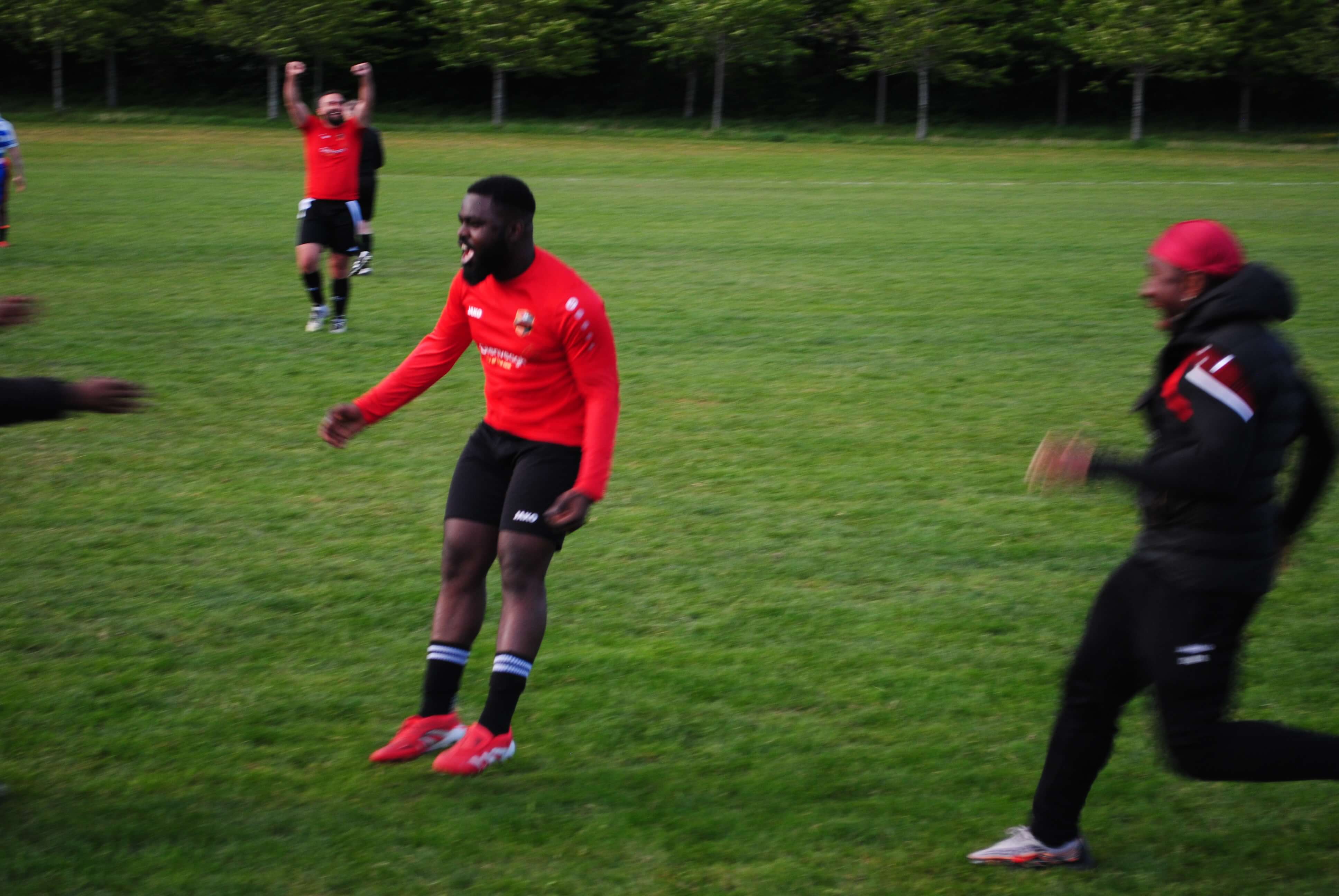 Pitch celebrations