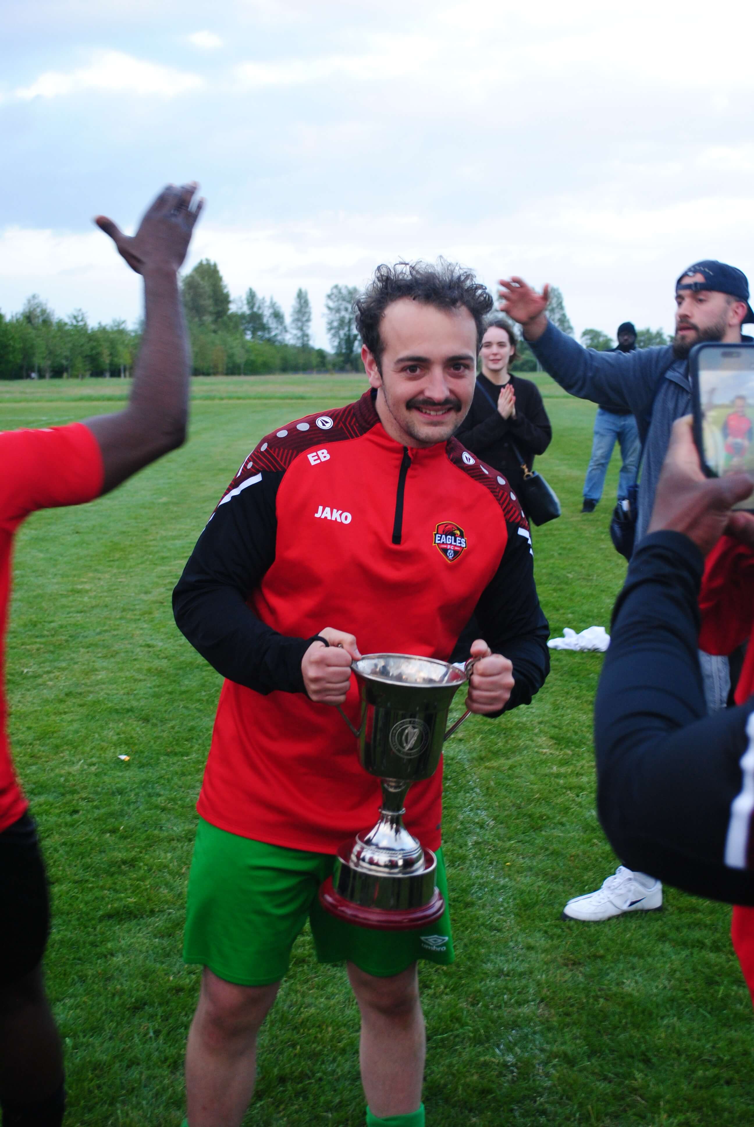 Goalkeeper celebration