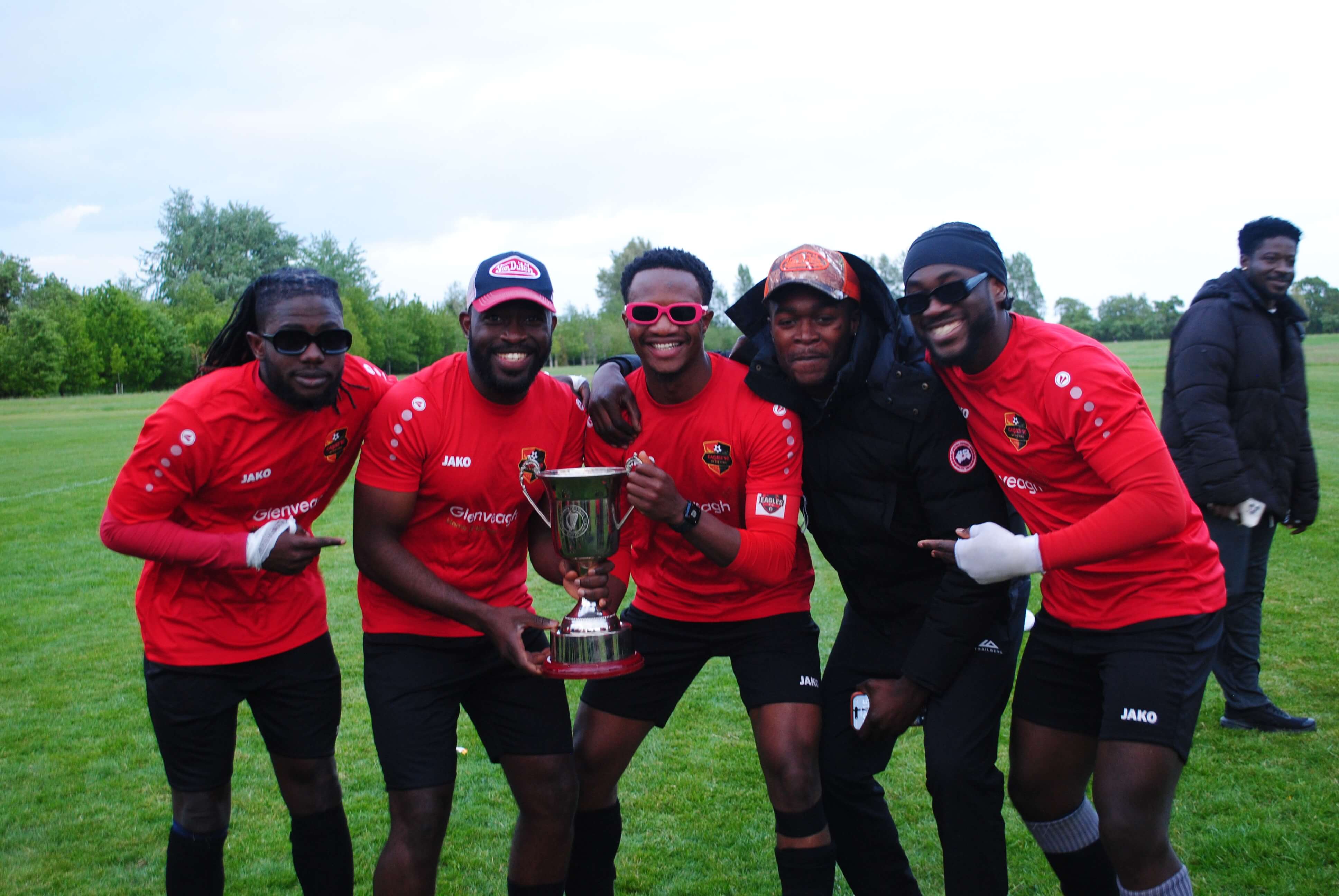 Players celebrating